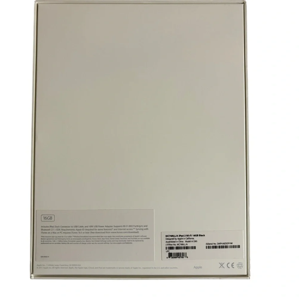 Apple iPad 2 Box Only